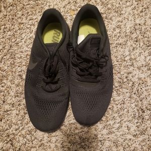 Nike black running shoes women size 10